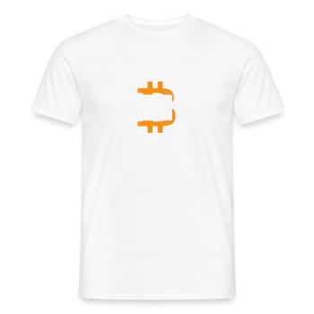 Weak hands Bitcoin Crypto Blockchain BTC Miner - Männer T-Shirt - Weiß - Vorne - AI Model Male 178 dark (178cm)