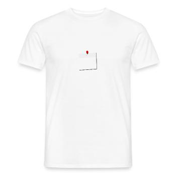 54th Birthday Born 1971 Birthday Gift - Men's T-Shirt - white - Front - AI Model Male 178 dark (178cm)