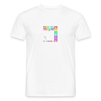 58ème anniversaire Né 1967 Cadeau d’anniversaire - T-shirt homme - blanc - Devant - AI Model Male 178 dark (178cm)