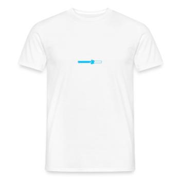 Le pet est chargé pets pets pet - T-shirt homme - blanc - Devant - AI Model Male 178 dark (178cm)
