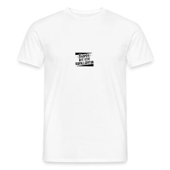 Karma hat kein Verfallsdatum black - Männer T-Shirt - Weiß - Vorne - AI Model Male 178 dark (178cm)