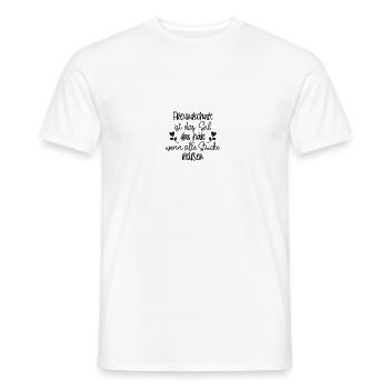 Freundschaft ist das Seil das - Männer T-Shirt - Weiß - Vorne - AI Model Male 178 dark (178cm)