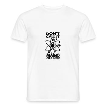Physics - Men's T-Shirt - white - Front - AI Model Male 178 dark (178cm)
