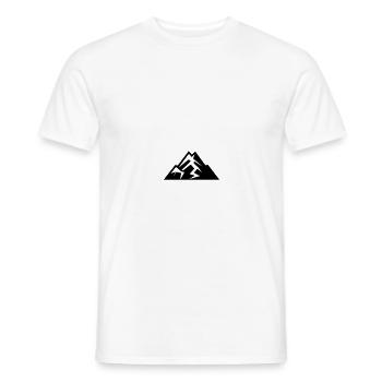 Berg - Männer T-Shirt - Weiß - Vorne - AI Model Male 178 dark (178cm)