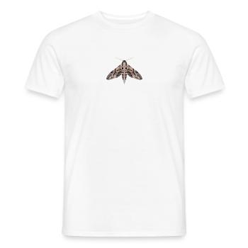 Papillons : Le papillon de la gloire du matin - T-shirt homme - blanc - Devant - AI Model Male 178 dark (178cm)