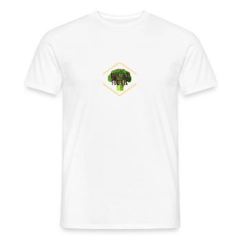 broccoli forever - Männer T-Shirt - Weiß - Vorne - AI Model Male 178 dark (178cm)