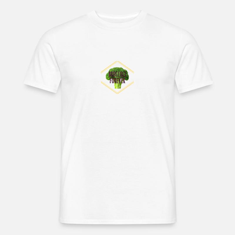 broccoli forever - Männer T-Shirt - Weiß