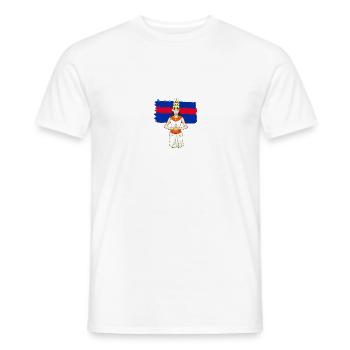 Cambodge Tradition Danse Khmer Apsara I Cadeau - T-shirt homme - blanc - Devant - AI Model Male 178 dark (178cm)