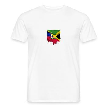 Haiti Haitian Jamaica Combination I Gift - Men's T-Shirt - white - Front - AI Model Male 178 dark (178cm)