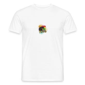 Ghana Ghanaian Flag Woman Princess I Gift - Men's T-Shirt - white - Front - AI Model Male 178 dark (178cm)