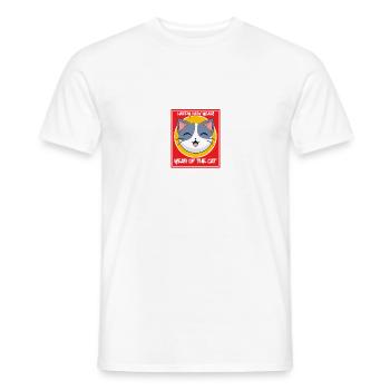Vietnamesisches Neujahr Katze 2023 I Geschenk - Männer T-Shirt - Weiß - Vorne - AI Model Male 178 dark (178cm)