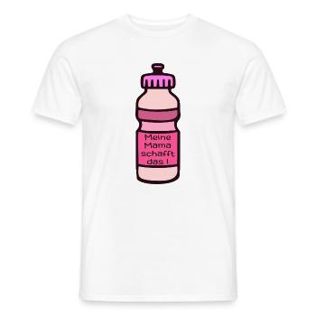 MOTIVATION SPORTIVE DE MAMAN - T-shirt homme - blanc - Devant - AI Model Male 178 dark (178cm)