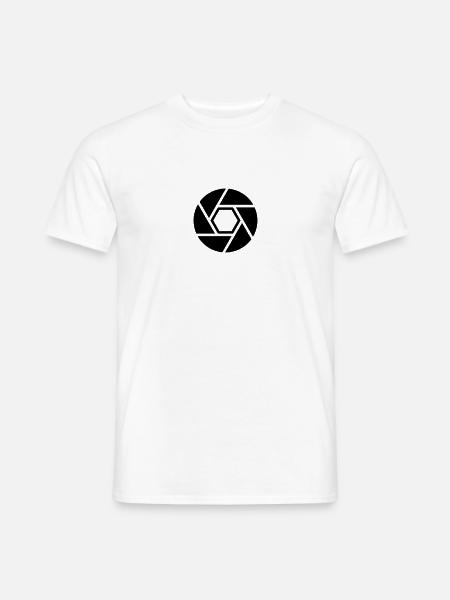 Eye of the camera - Männer T-Shirt - Weiß