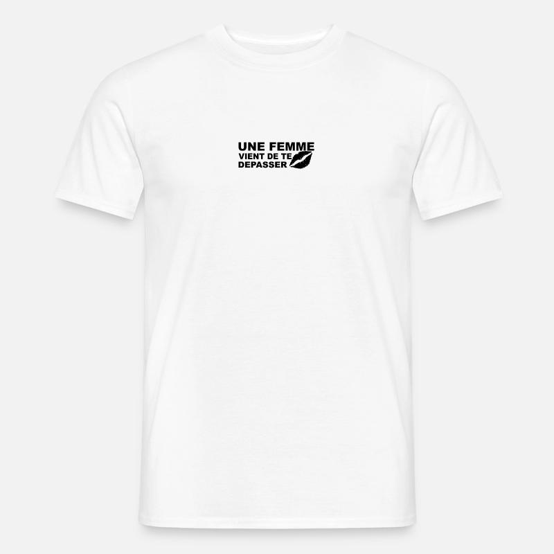 Warnung: Sie wurden gerade überholt - Männer T-Shirt - Weiß