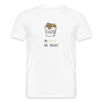 In fries we trust - Männer T-Shirt - Weiß - Vorne - AI Model Male 178 dark (178cm)