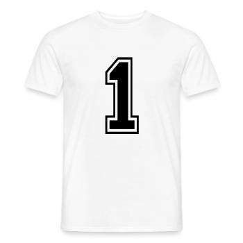 1 - T-shirt homme - blanc - Devant - AI Model Male 178 dark (178cm)