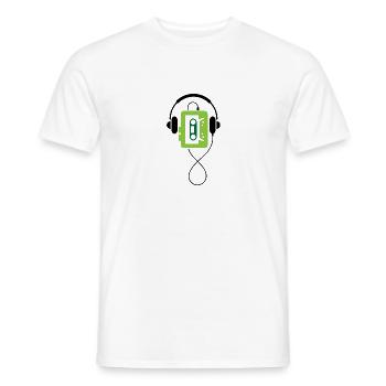 Un Walkman classique - T-shirt homme - blanc - Devant - AI Model Male 178 dark (178cm)