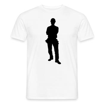 carpenter profession - Männer T-Shirt - Weiß - Vorne - AI Model Male 178 dark (178cm)
