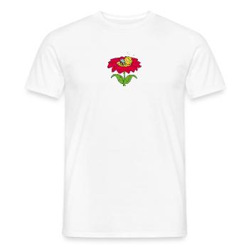 Maya The Bee Sleeping On Flower - Men's T-Shirt - white - Front - AI Model Male 178 dark (178cm)