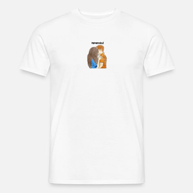 nevermind - Männer T-Shirt - Weiß