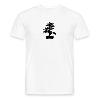 bonsai - Men's T-Shirt - white - Front - AI Model Male 178 dark (178cm)