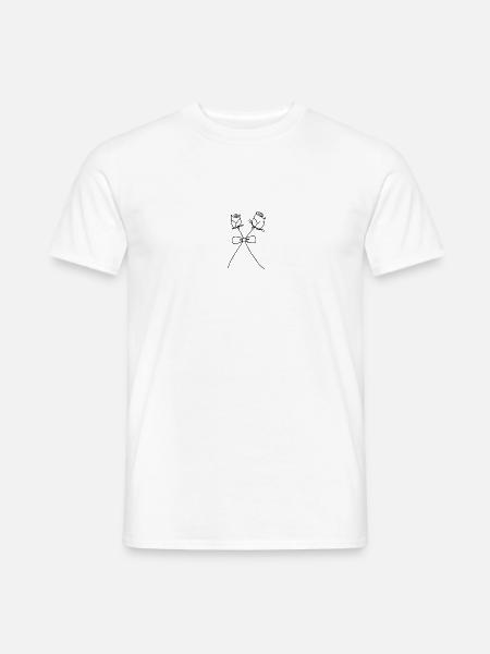 Roses unies - T-shirt homme - blanc