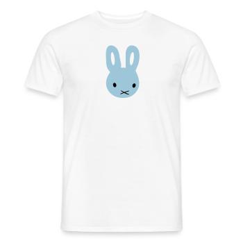 bunny/hase - Männer T-Shirt - Weiß - Vorne - AI Model Male 178 dark (178cm)
