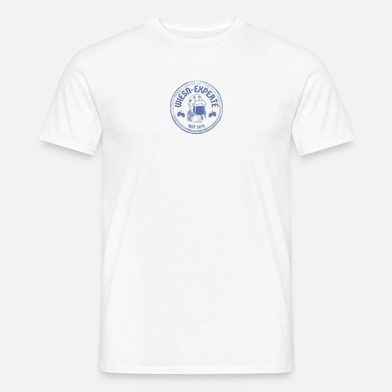 W.Experte Design - Männer T-Shirt - Weiß