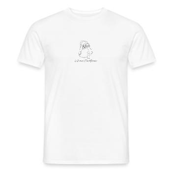Wein-nachtsman - Männer T-Shirt - Weiß - Vorne - AI Model Male 178 dark (178cm)