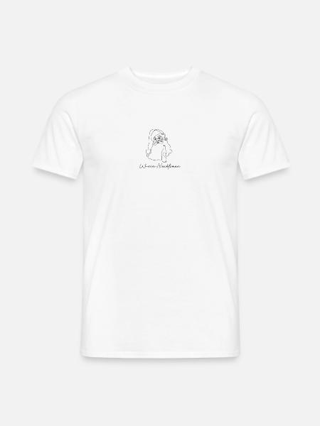 Wein-nachtsman - Männer T-Shirt - Weiß