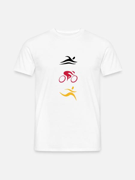 TRI Germany - Männer T-Shirt - Weiß