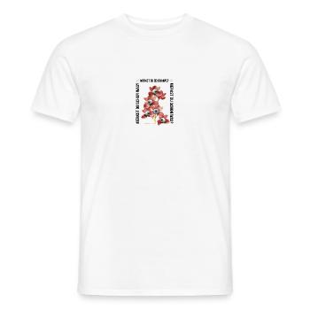 Do you feel anything yet - Merkst du schon was - Männer T-Shirt - Weiß - Vorne - AI Model Male 178 dark (178cm)