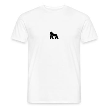 Gorilla CARI - Männer T-Shirt - Weiß - Vorne - AI Model Male 178 dark (178cm)