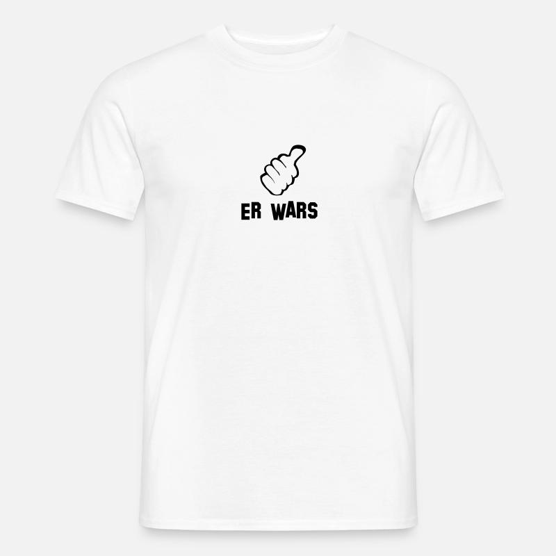 er_wars_daumen - Männer T-Shirt - Weiß
