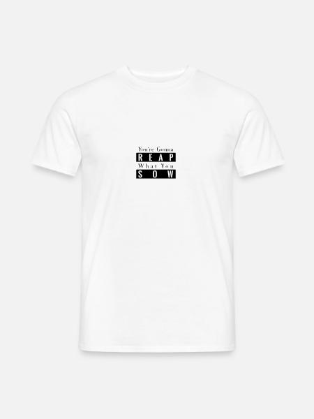 Sowing and harvesting - Men's T-Shirt - white