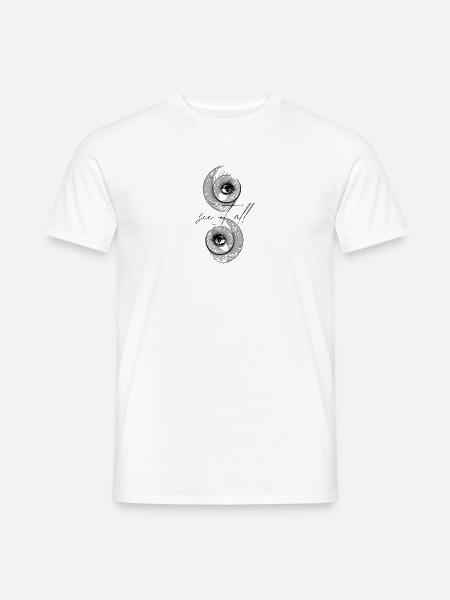 See it all - Männer T-Shirt - Weiß