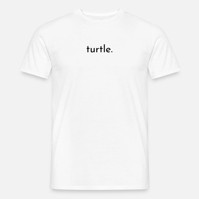 turtle. - Männer T-Shirt - Weiß