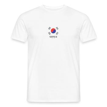 Koréa - T-shirt homme - blanc - Devant - AI Model Male 178 dark (178cm)