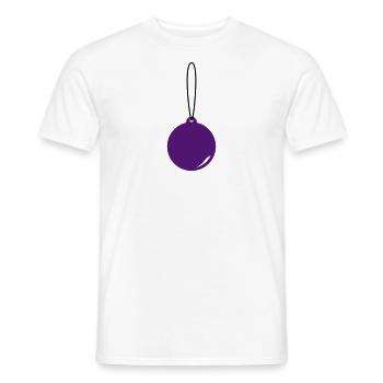 Christmas ball / / christmas ball / / ball - Men's T-Shirt - white - Front - AI Model Male 178 dark (178cm)