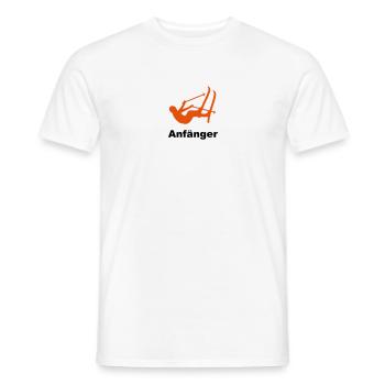 skis - T-shirt homme - blanc - Devant - AI Model Male 178 dark (178cm)