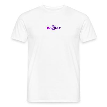 AniZone - Für Anime Liebhaber - Männer T-Shirt - Weiß - Vorne - AI Model Male 178 dark (178cm)