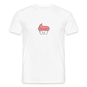 Cute Cupcake - Männer T-Shirt - Weiß - Vorne - AI Model Male 178 dark (178cm)