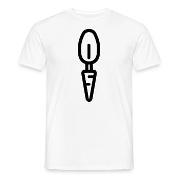 Karotte - Männer T-Shirt - Weiß - Vorne - AI Model Male 178 dark (178cm)