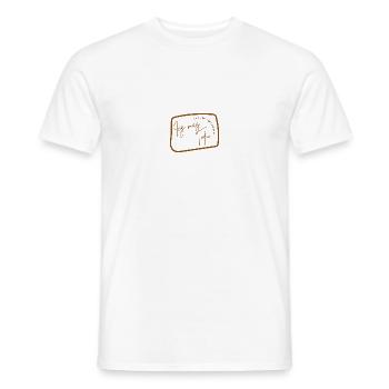 Ich mag Tofu - Männer T-Shirt - Weiß - Vorne - AI Model Male 178 dark (178cm)