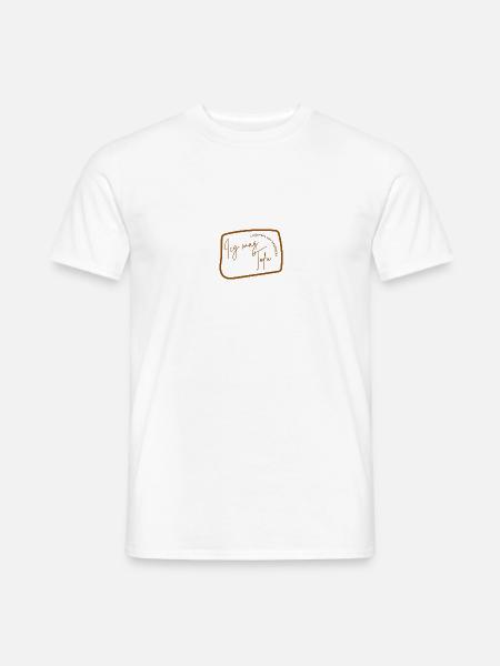 Ich mag Tofu - Männer T-Shirt - Weiß