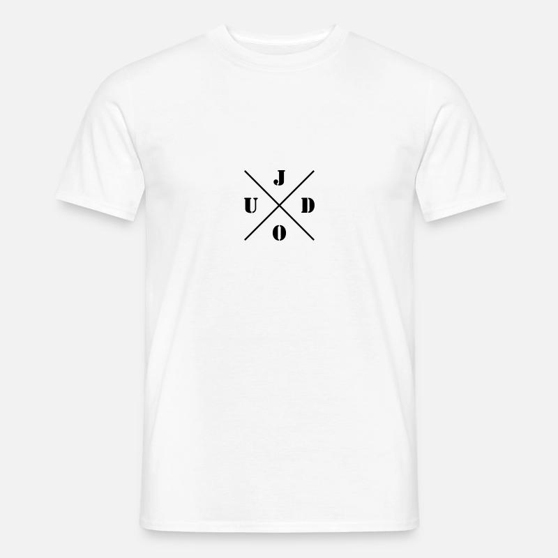 Judo Logo - Männer T-Shirt - Weiß