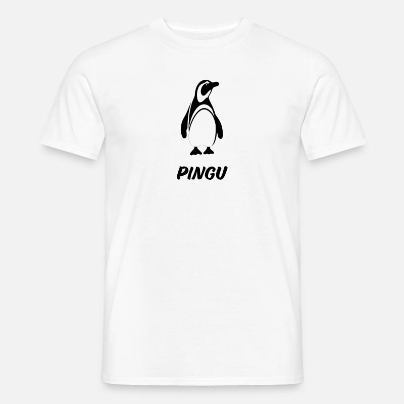 Pingu - Männer T-Shirt - Weiß