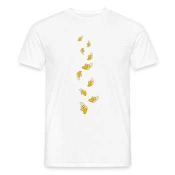 Banane Comic - Männer T-Shirt - Weiß - Vorne - AI Model Male 178 dark (178cm)