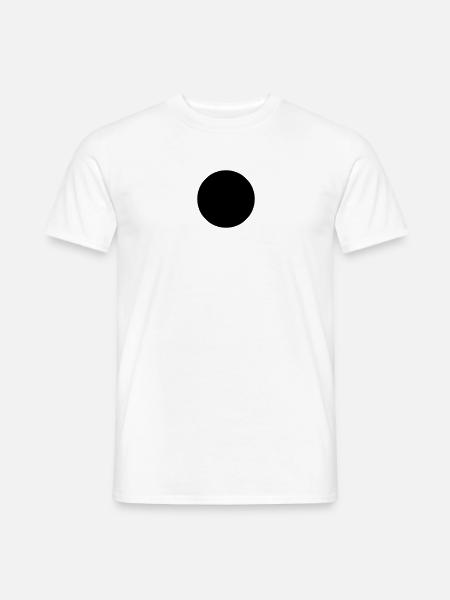 Blau-grüner Globus - Männer T-Shirt - Weiß
