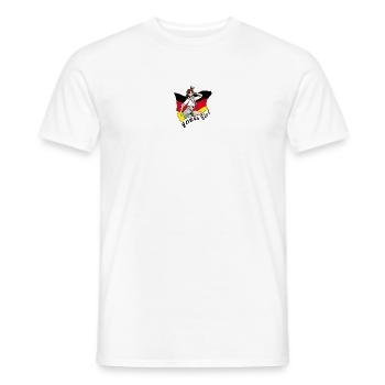 Germany Girl Flag Design - Men's T-Shirt - white - Front - AI Model Male 178 dark (178cm)